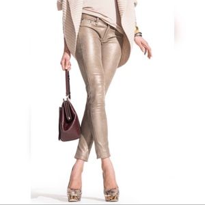 Rag&Bone Bronze leather Skinny